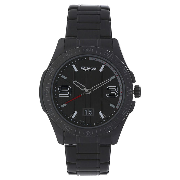Titan Quartz Analog Black Dial Watch for Men-1587NM01