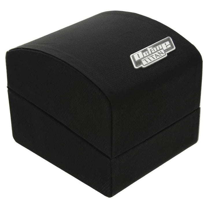 Titan Quartz Analog with Day and Date Silver Dial Leather Strap Watch for Men-NJ1587SL03