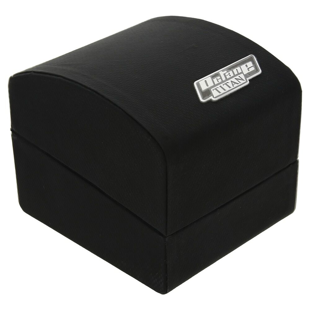 Titan Octane Anthracite Dial Analog with Date Metal Strap Watch for Men-1587SM05