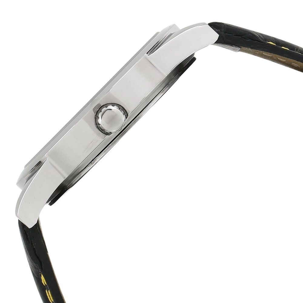 Titan Quartz Analog Black Dial Leather Strap Watch for Men-NE1590SL03C