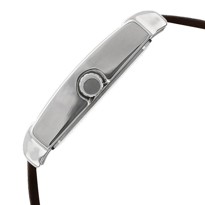 Titan Analog White Dial Quartz Leather Strap watch for Men-1593SL02