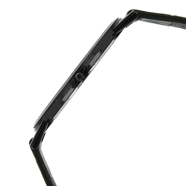 Titan Edge Slim Leather Strap Black Dial Analog Watch for Men NS1595NL01