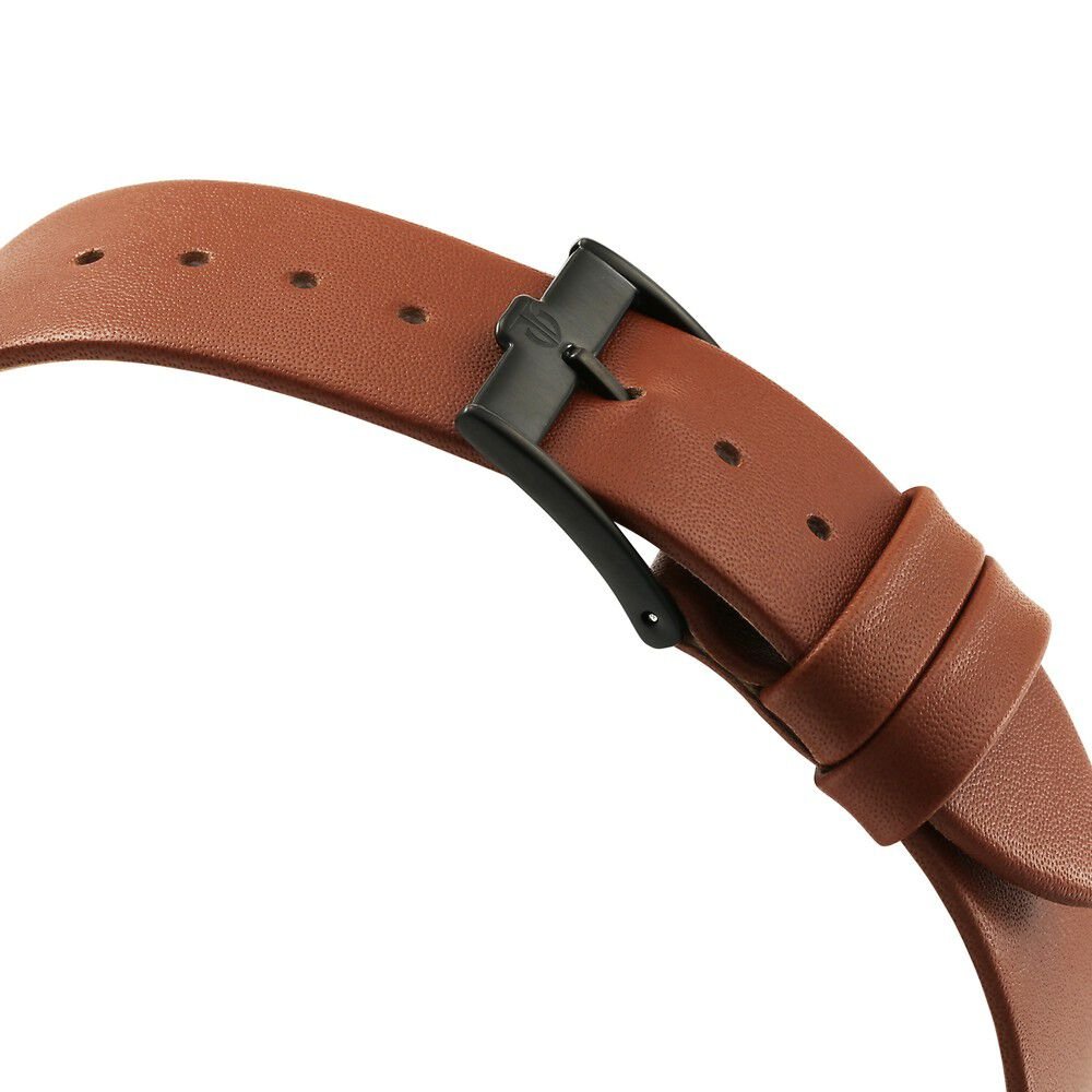 Titan Quartz Analog Black Dial Leather Strap Watch for Men - The Watch Factory ®