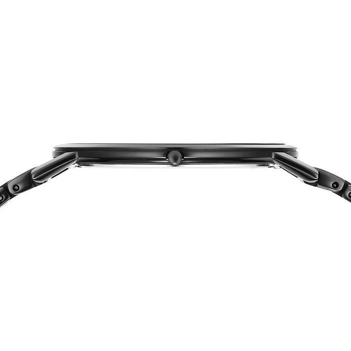 Titan Edge Quartz Analog Black Dial Black Stainless Steel Strap Watch For Men - The Watch Factory ®