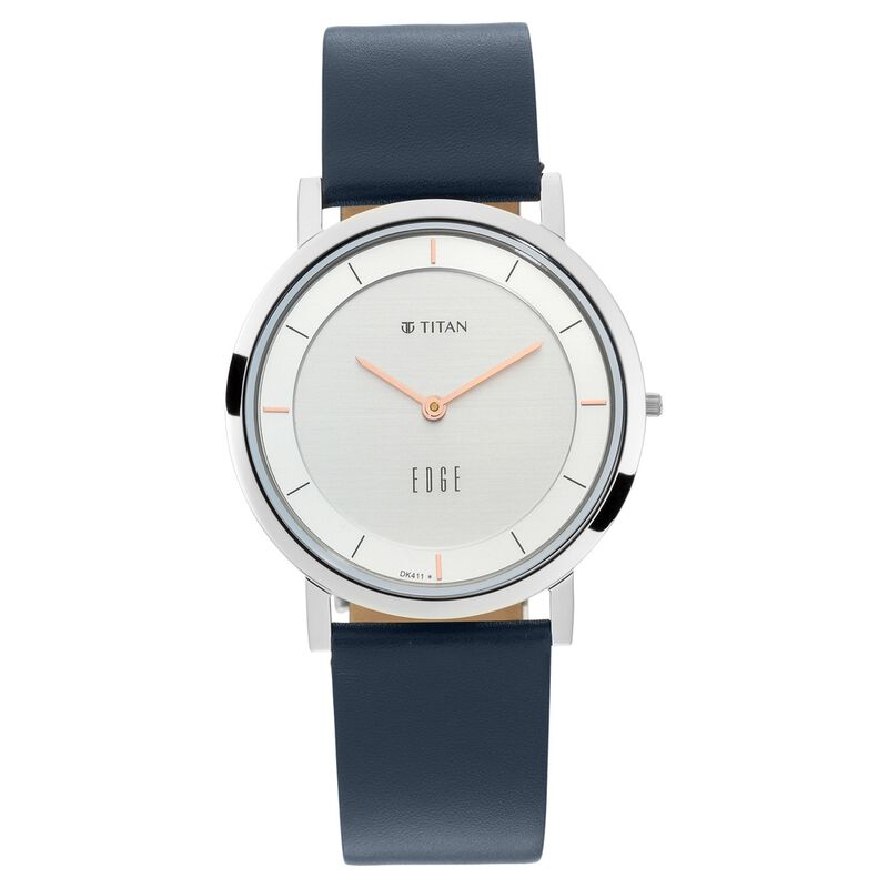 Titan Quartz Analog White Dial Leather Strap Watch for Men – The Watch ...