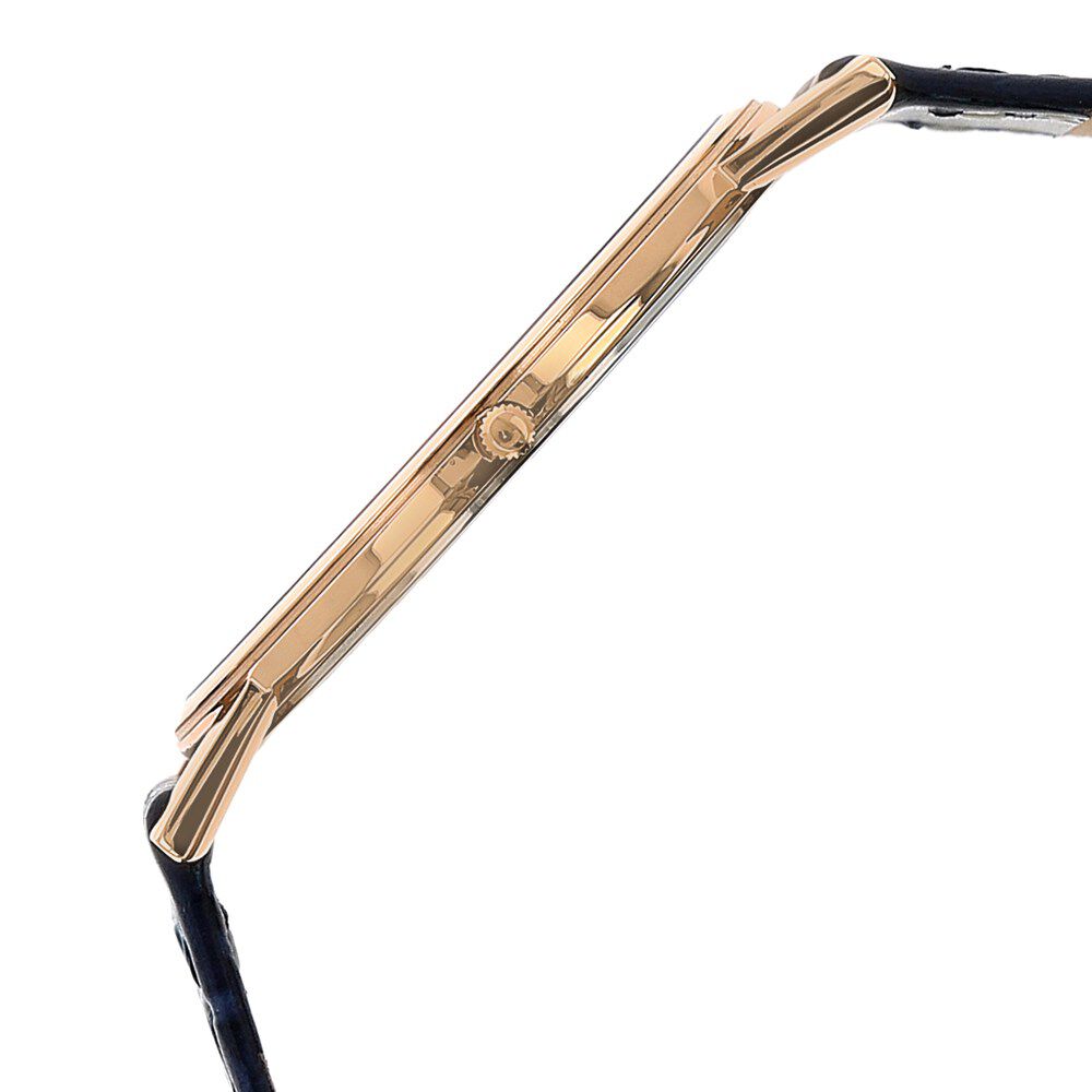 Titan Edge Blue Dial Analog Leather Strap Watch for Men NS1595WL02