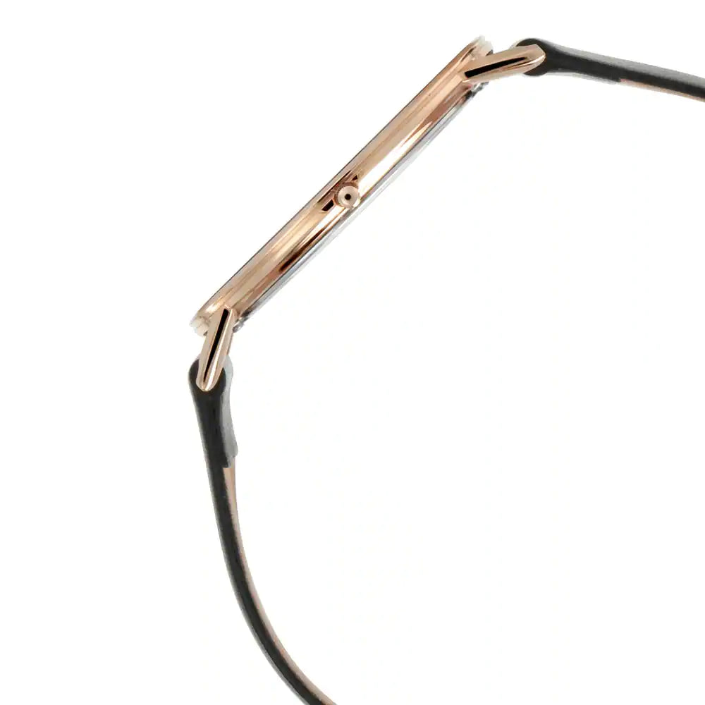 Titan Edge Anthracite Dial Leather Strap Watch NM1595WL09 (DJ302)