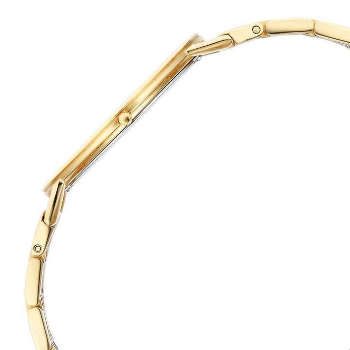 Edge Metal Yellow Dial Stainless Steel Strap Watch Men - The Watch Factory ®