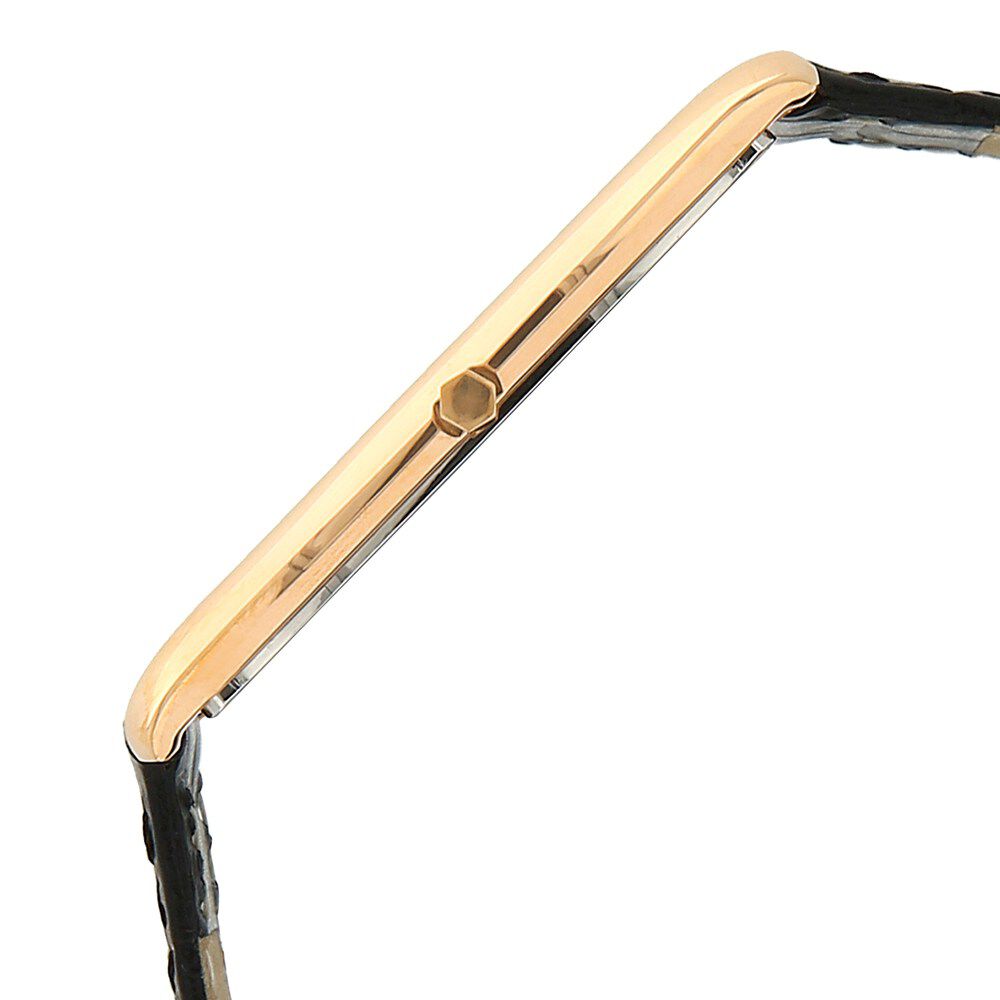 Titan Quartz Analog Black Dial Leather Strap Watch for Men-NH1596WL01