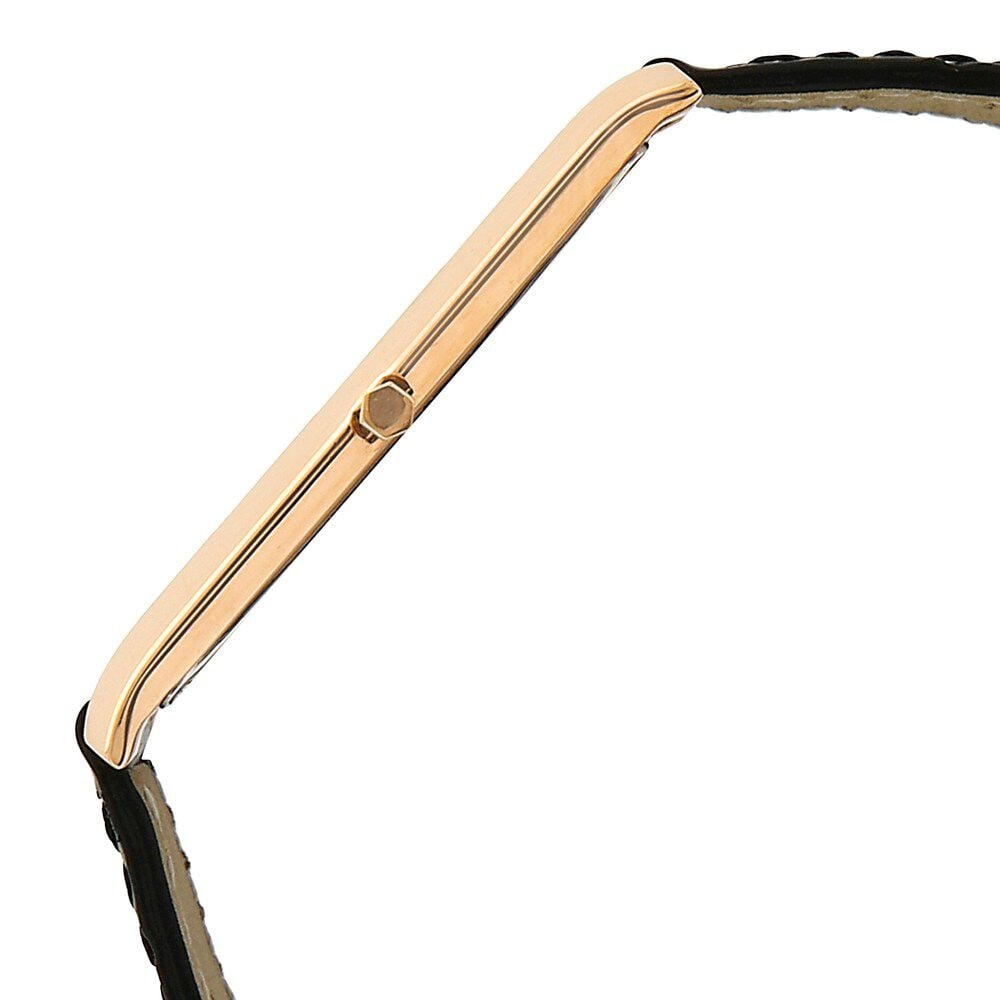 Titan Quartz Analog Black Dial Leather Strap Watch for Men-NH1598WL01