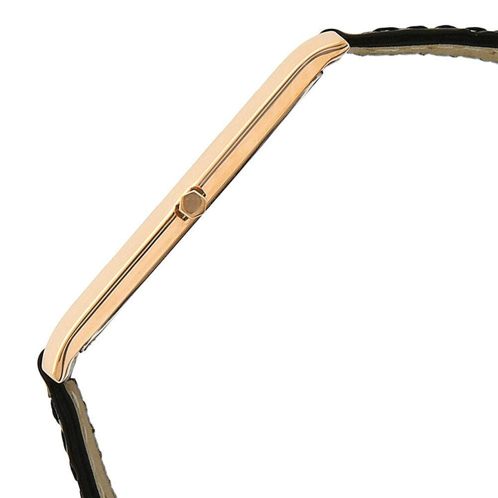 Titan Quartz Analog Black Dial Leather Strap Watch for Men-NH1598WL01