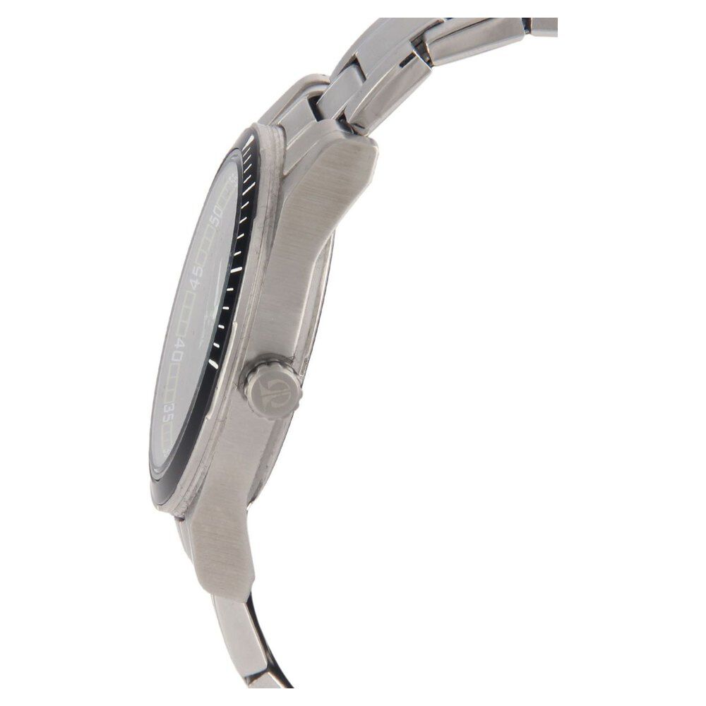 Titan Quartz Analog with Date Black Dial Stainless Steel Strap Watch for Men-1602SM01