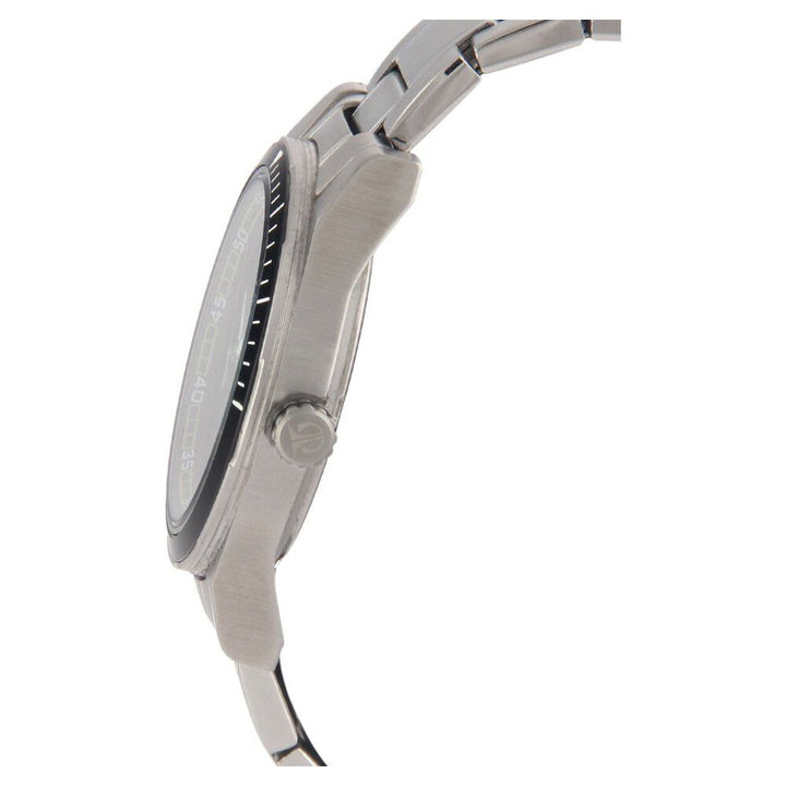 Titan Quartz Analog with Date Black Dial Stainless Steel Strap Watch for Men-1602SM01