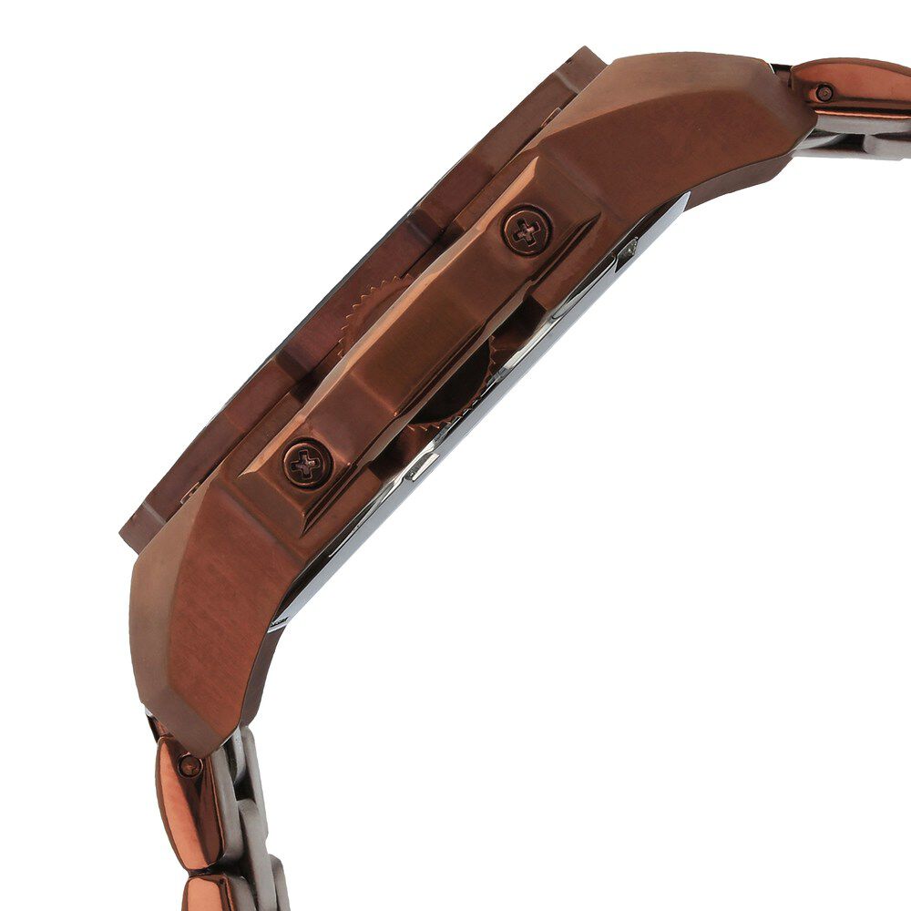 Titan Quartz Analog with Date Brown Dial Stainless Steel Strap Watch for Men-1605QM01