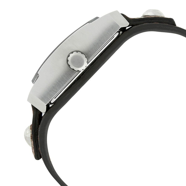 Titan Analog with Date Grey Dial Leather Strap watch for Men-NE1607SL01