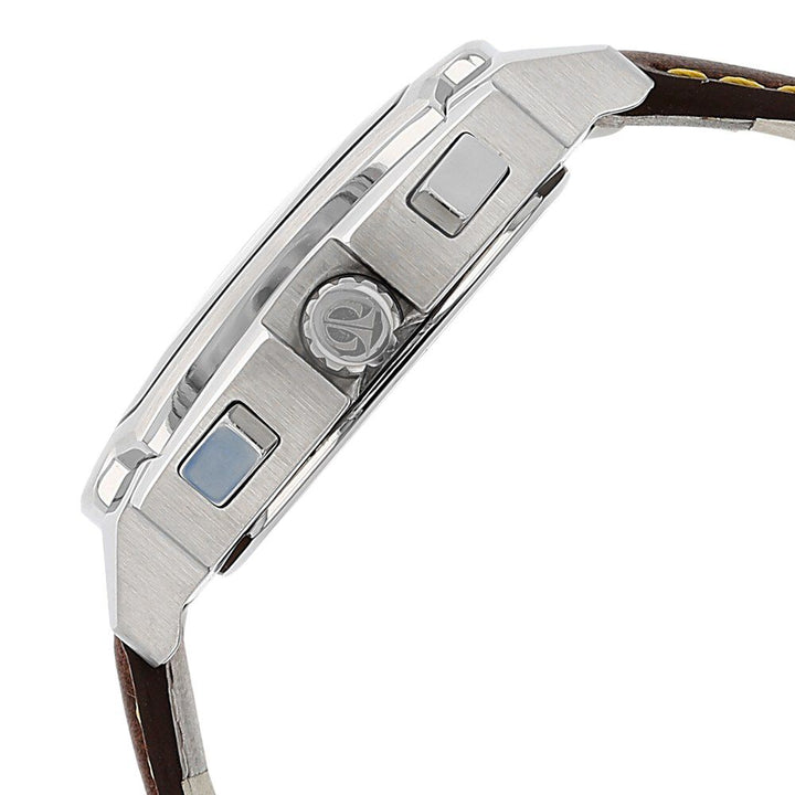 Titan Chronograph Black Dial Men Leather Strap watch-NE1609SL02