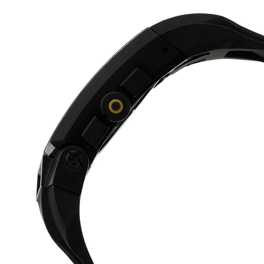 Titan Squadron Black Dial Chronograph Stainless Steel Strap Watch for Men-1612NP02