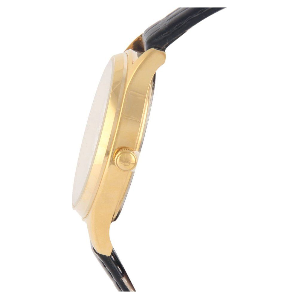 Titan Quartz Multifunction Silver Dial Leather Strap Watch for Men-NF1620YL01