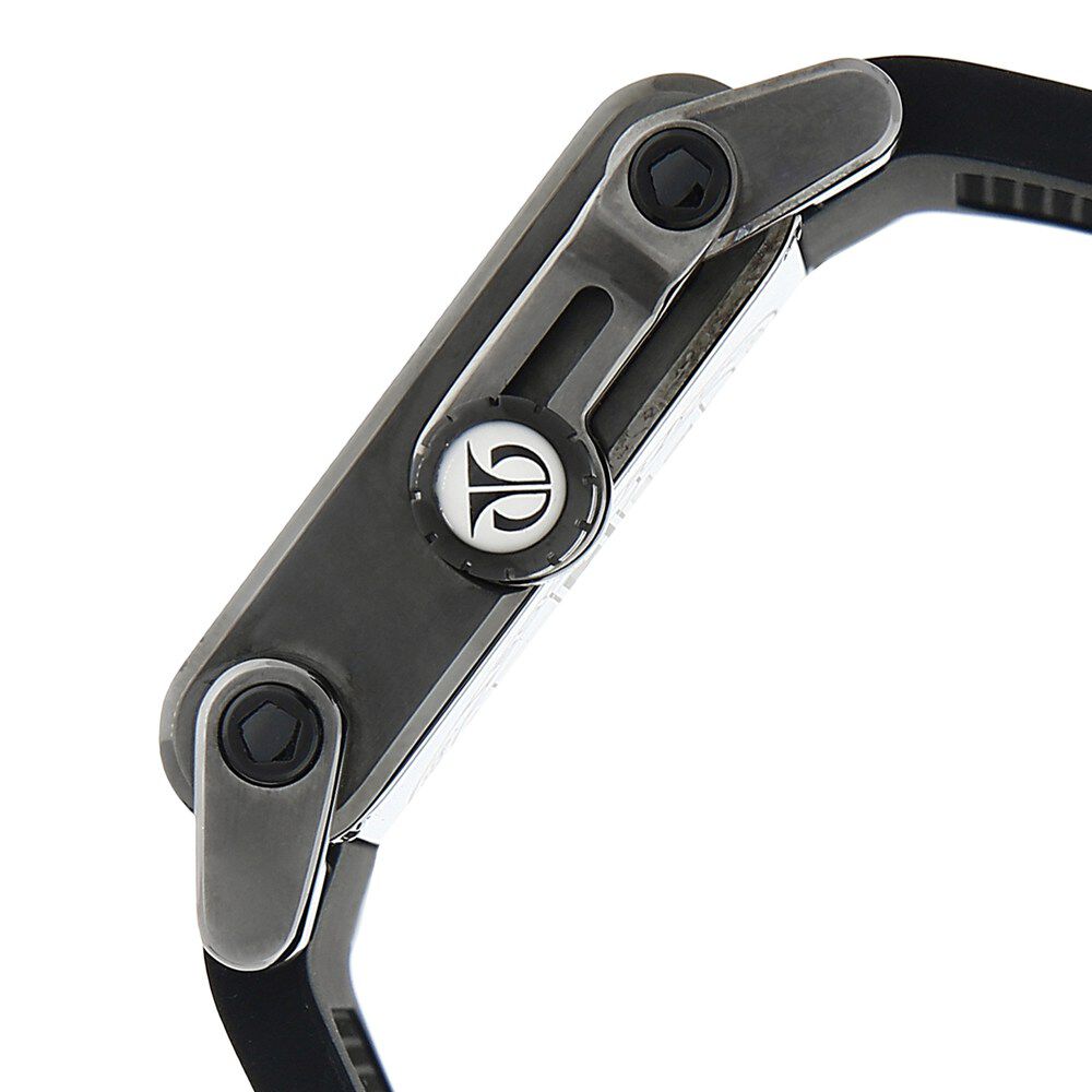 Titan Quartz Multifunction Black Dial Silicone Strap Watch for Men-1635KP04