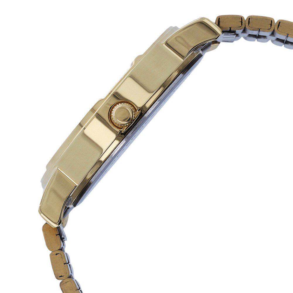 Titan Quartz Analog Champagne Dial Stainless Steel Strap Watch for Men-NH1639BM01C