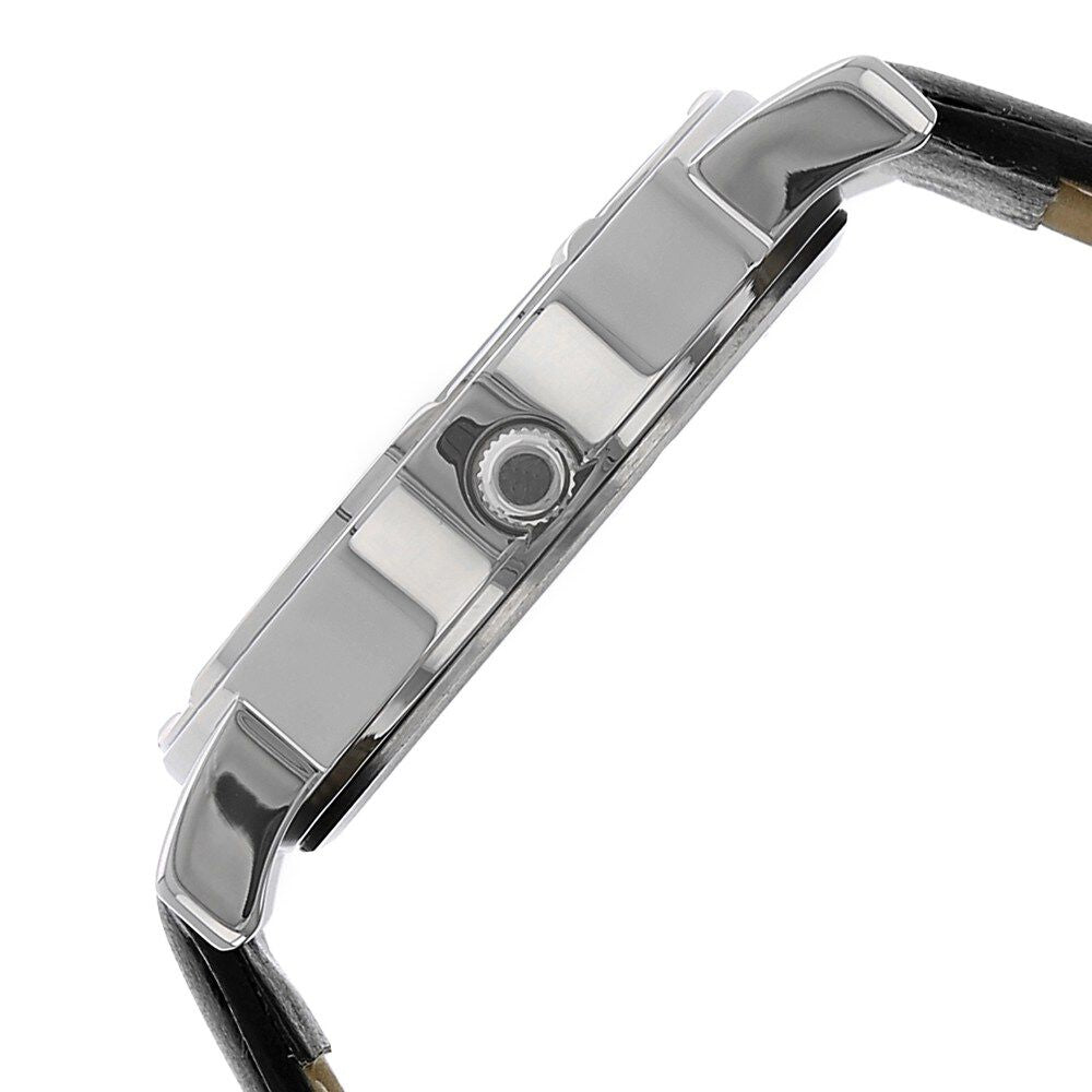 Titan Quartz Analog Silver Dial Leather Strap Watch for Men NN1639SL03