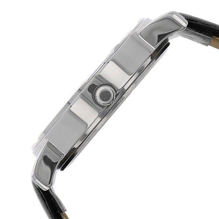 Titan Quartz Analog Silver Dial Leather Strap Watch for Men NN1639SL03