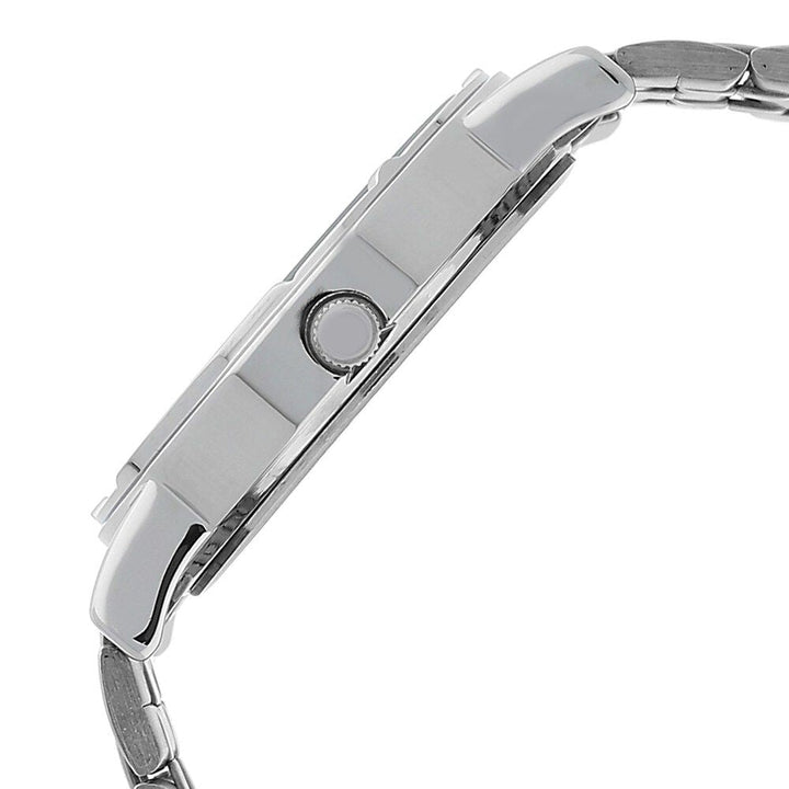 Titan Men's Elegance Watch: Black Dial with Sleek Link Strap NN1639SM02