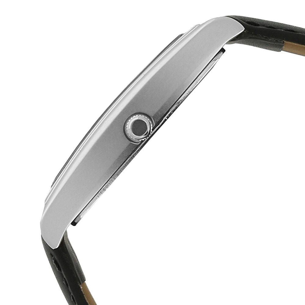 Titan Quartz Analog with Date Black Dial Leather Strap Watch for Men-NL1640SL01