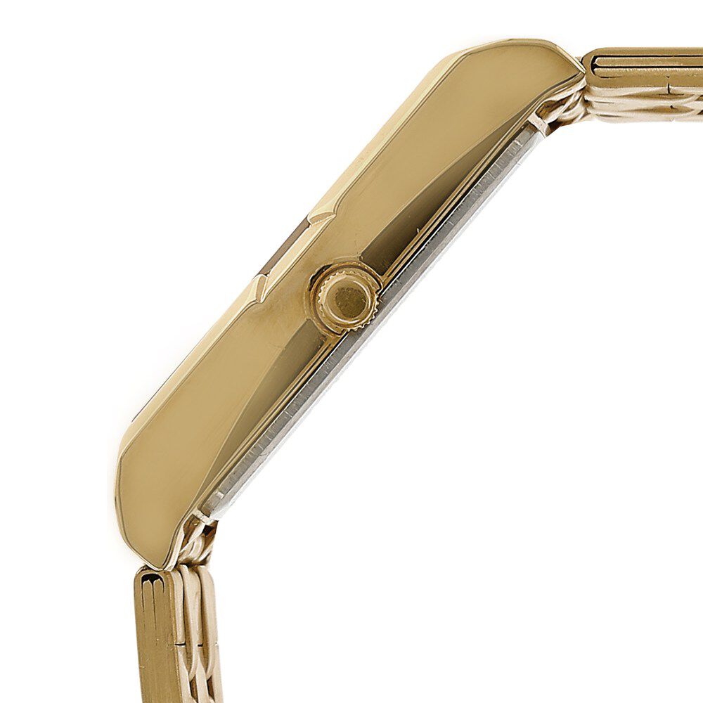 Titan Quartz Analog with Day and Date Champagne Dial Stainless Steel Strap Watch for Men-NJ1641YM02