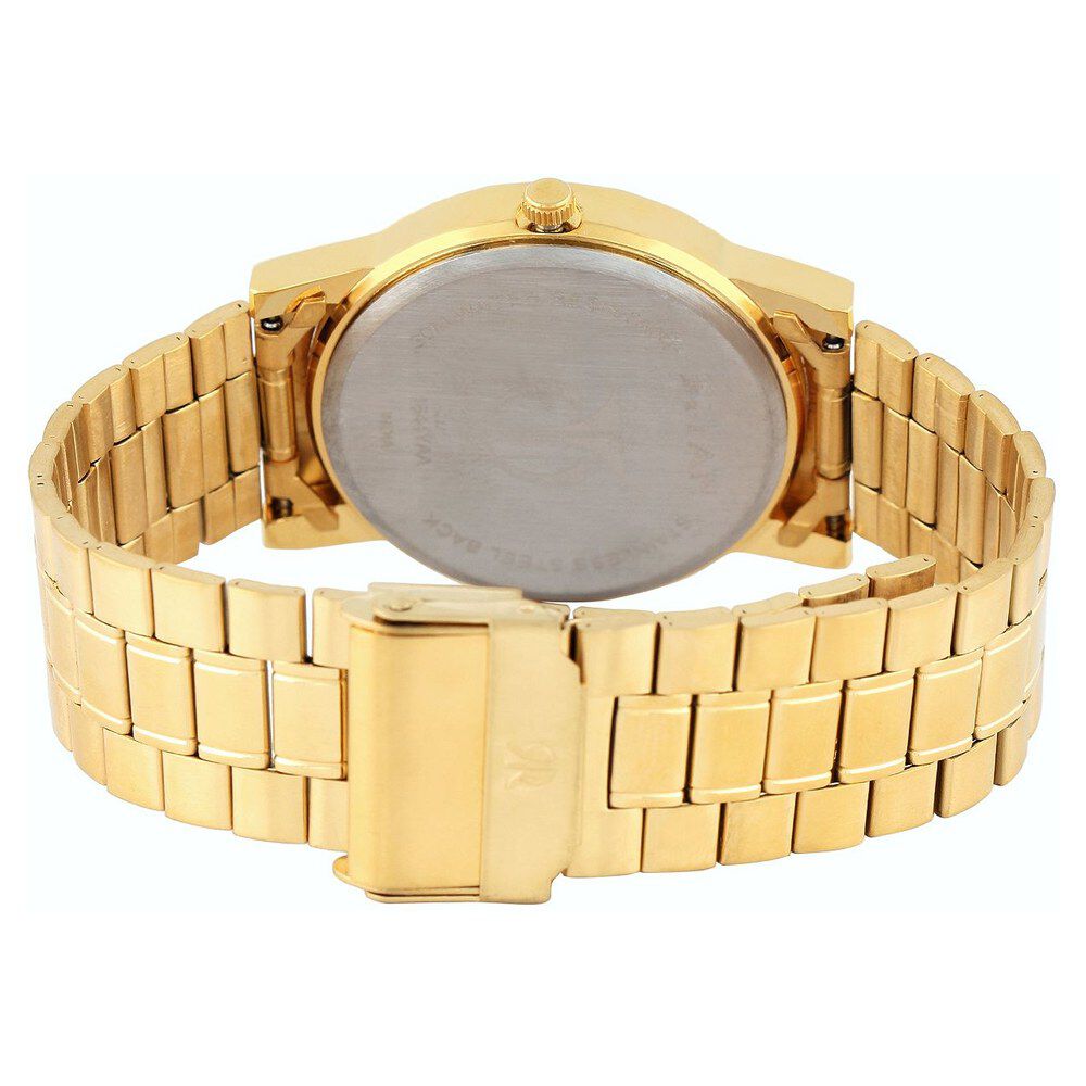 Titan Quartz Analog with Day and Date Black Dial Stainless Steel Strap Watch for Men-NH1644YM04