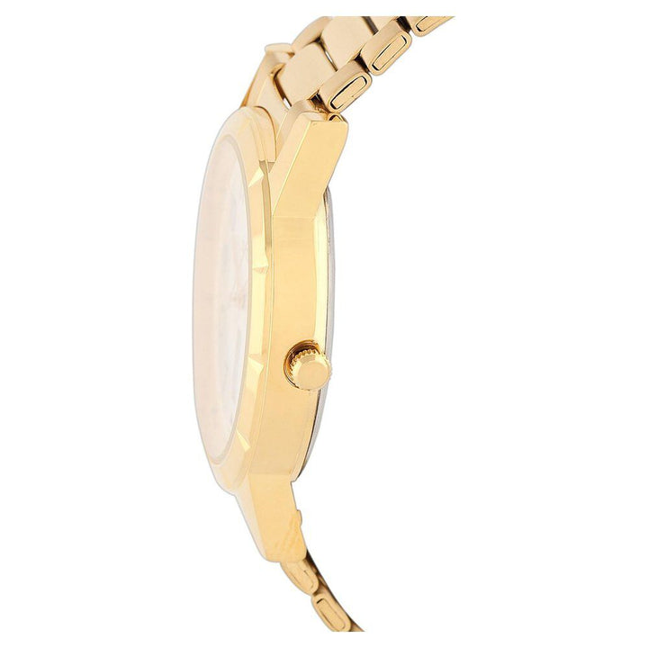 Titan Quartz Analog with Day and Date Champagne Dial Metal Strap Watch for Men-1647YM04