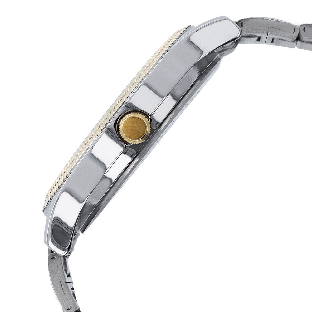 Titan Quartz Analog with Day and Date Silver Dial Two Toned Stainless Steel Strap Watch For Men - The Watch Factory ®