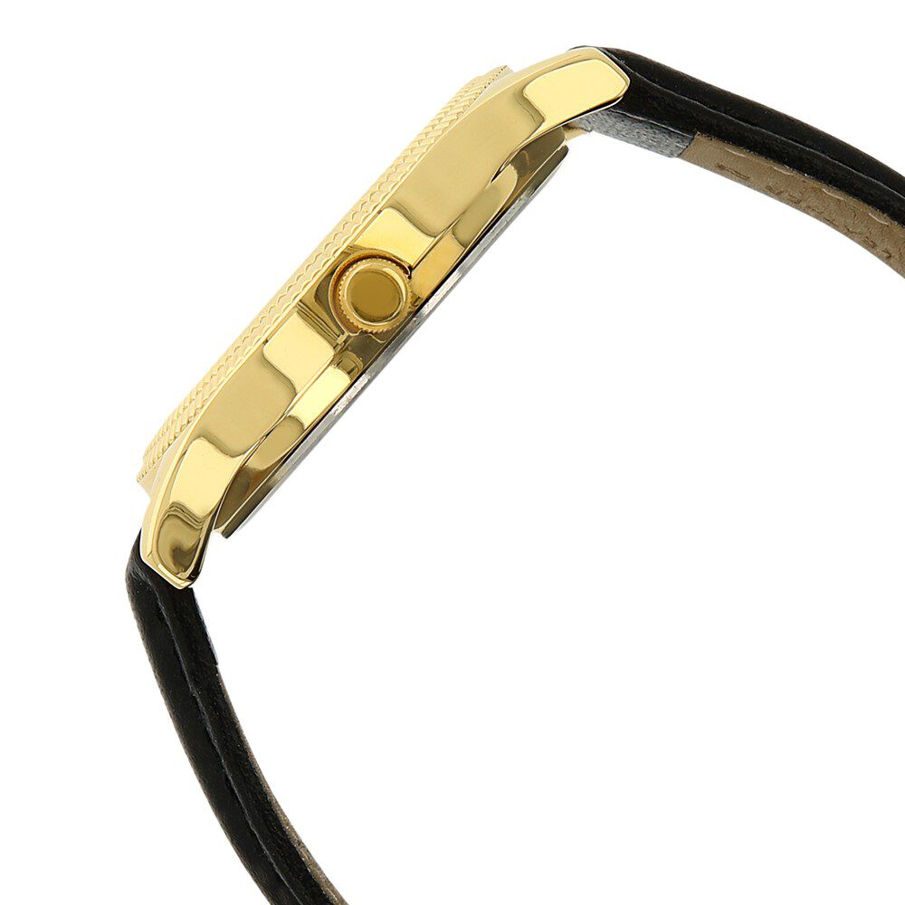 Titan Quartz Analog with Day and Date Black Dial Leather Strap Watch for Men-NJ1650YL02