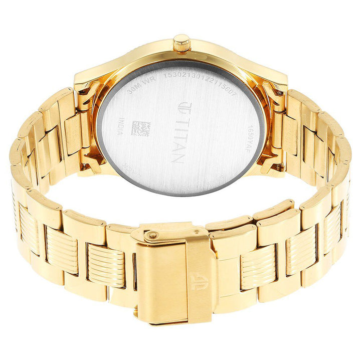 Titan Karishma Green Dial Analog Stainless Steel Strap watch for Men NS1650YM08