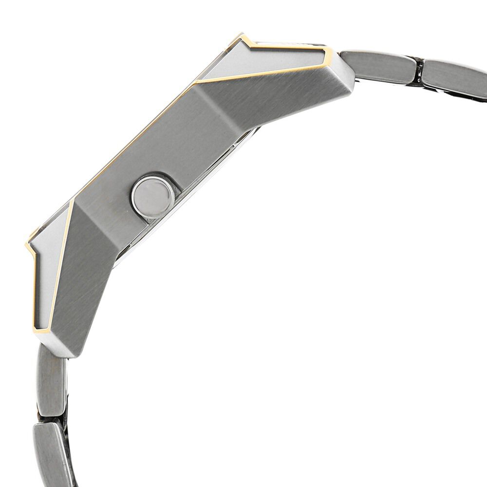 Titan Quartz Multifunction Silver Dial Stainless Steel Strap Watch for Men-NF1658BM01