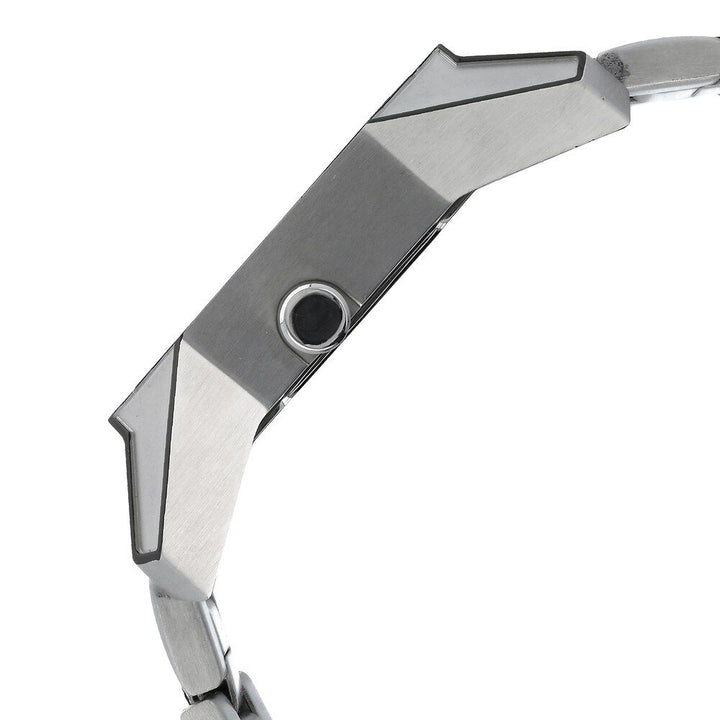 Titan Quartz Multifunction White Dial Stainless Steel Strap Watch for Men-NF1658KM01