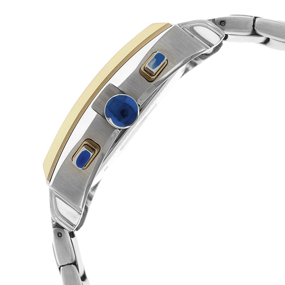 Titan Quartz Chronograph Silver Dial Stainless Steel Strap Watch for Men-NH1660BM01