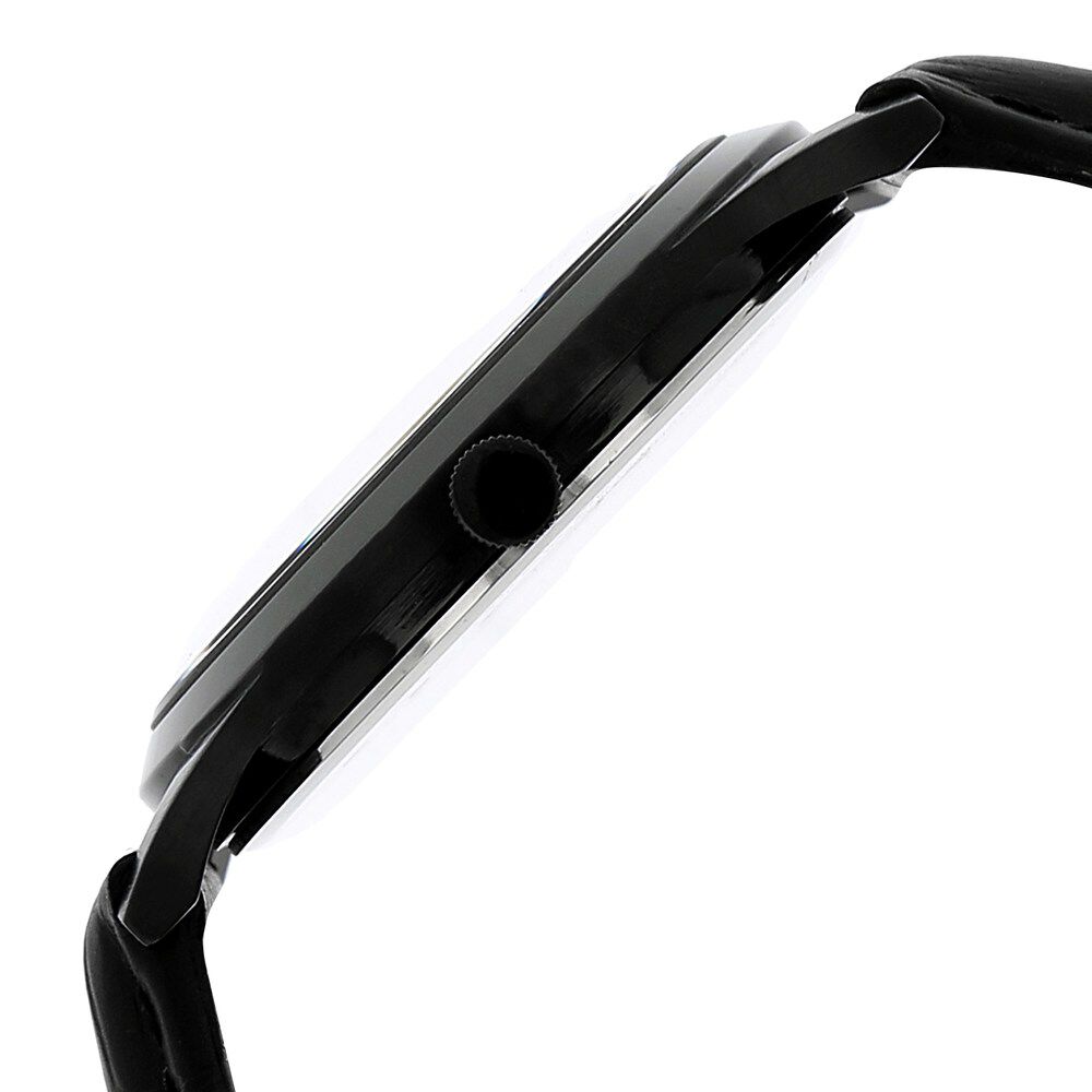 Titan Quartz Analog Black Dial Leather Strap Watch for Men-1674NL01