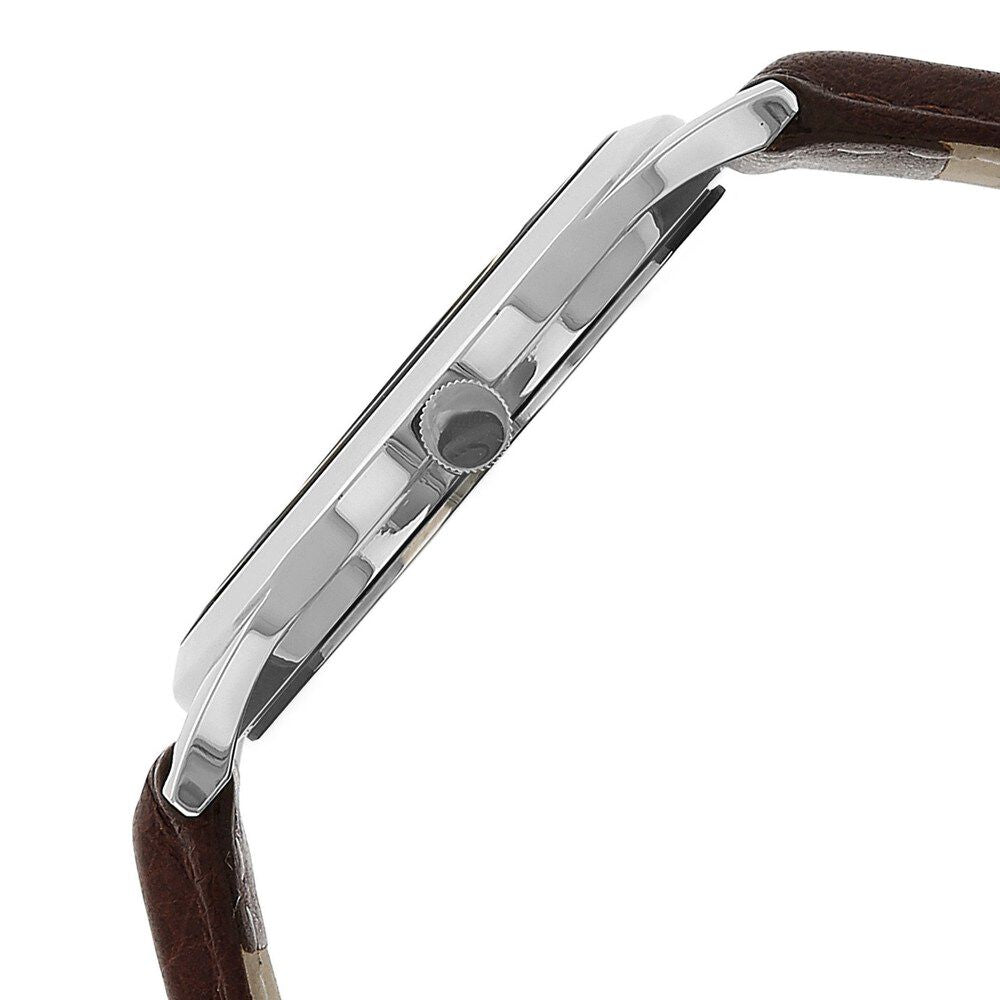 Titan Quartz Analog Black Dial Leather Strap Watch for Men-1674SL02