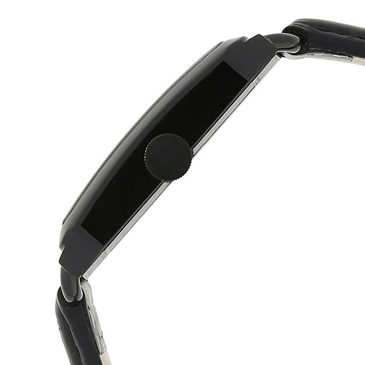 Titan Quartz Analog Black Dial Leather Strap Watch for Men-1676NL01