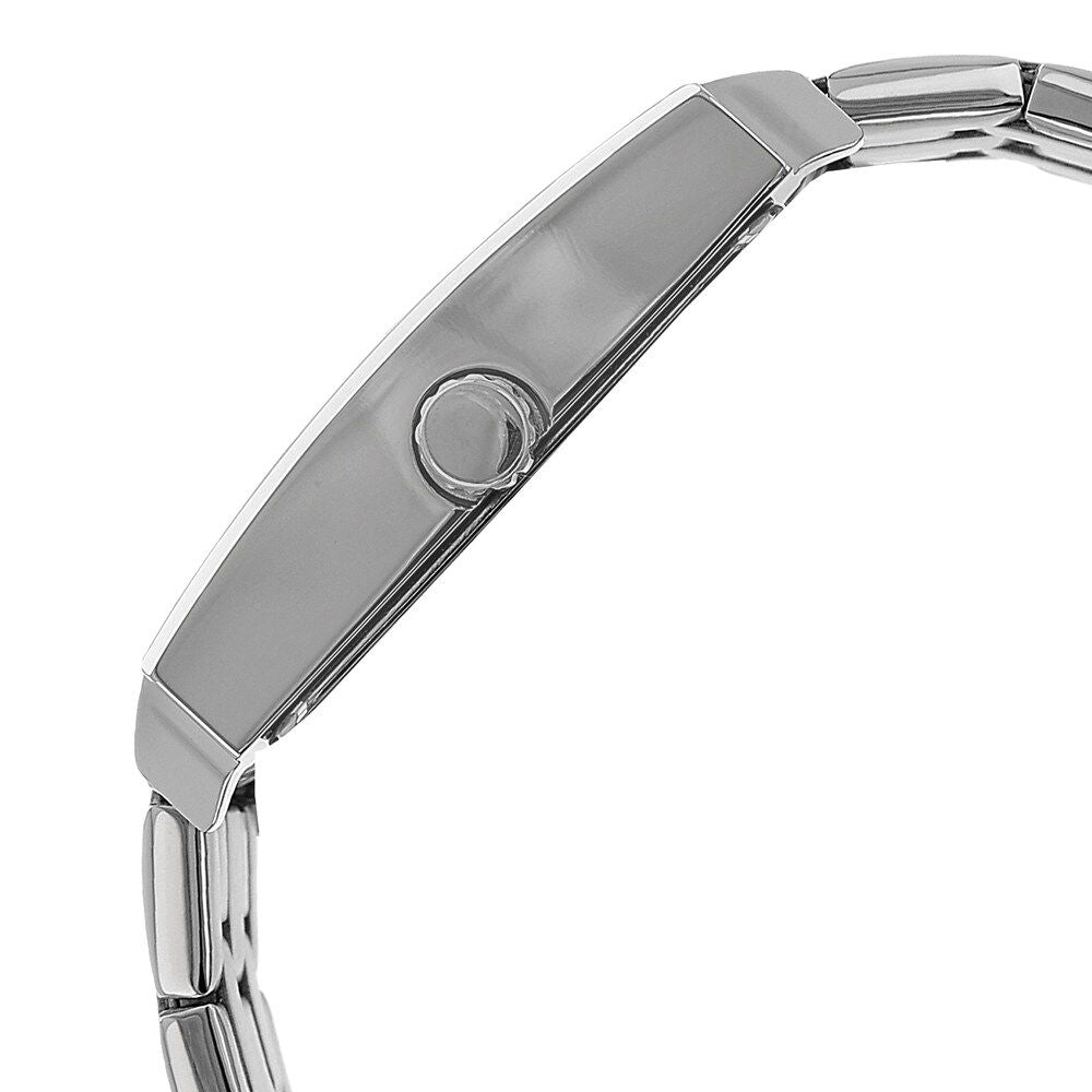 Titan Quartz Analog with Day and Date White Dial Stainless Steel Strap Watch for Men-NH1678SM01