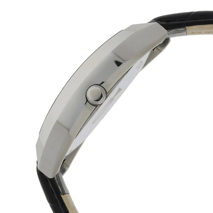 Titan Quartz Analog Black Dial Leather Strap Watch for Men-1680SL02