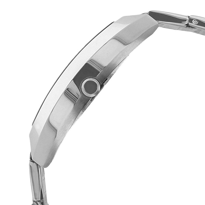 Titan Dual Time Anthracite Dial Stainless Steel Strap watch for Men-NH1680SM01