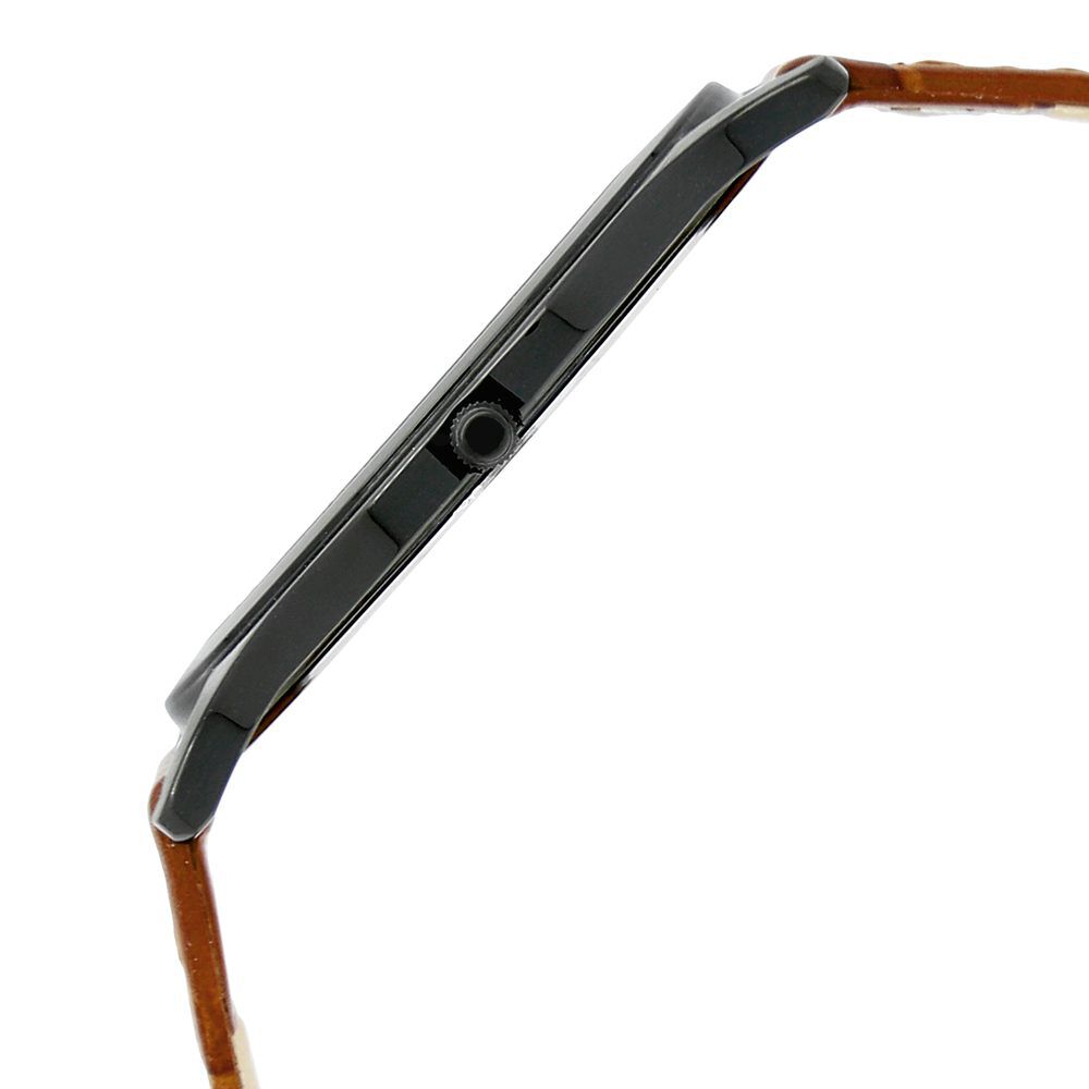 Titan Edge Slim Leather Strap Grey Dial Analog Watch for Men NS1683NL01