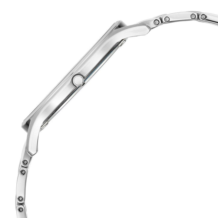 Titan Edge Slim Stainless Steel Strap Silver Dial Analog Watch for Men NS1683SM01