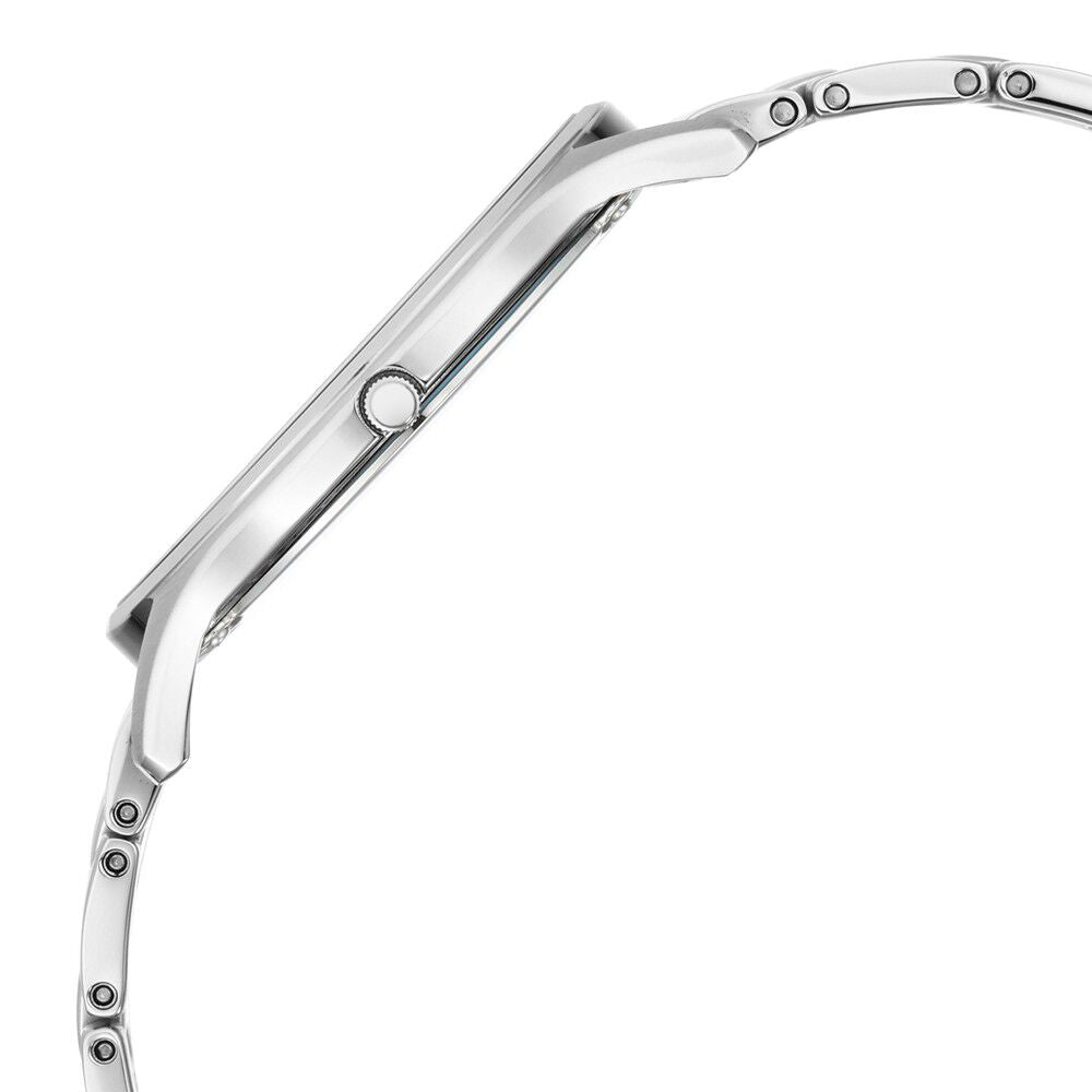 Titan Edge Metal Quartz Analog with Date Silver Dial Silver Stainless Steel Strap Watch For Men - The Watch Factory ®