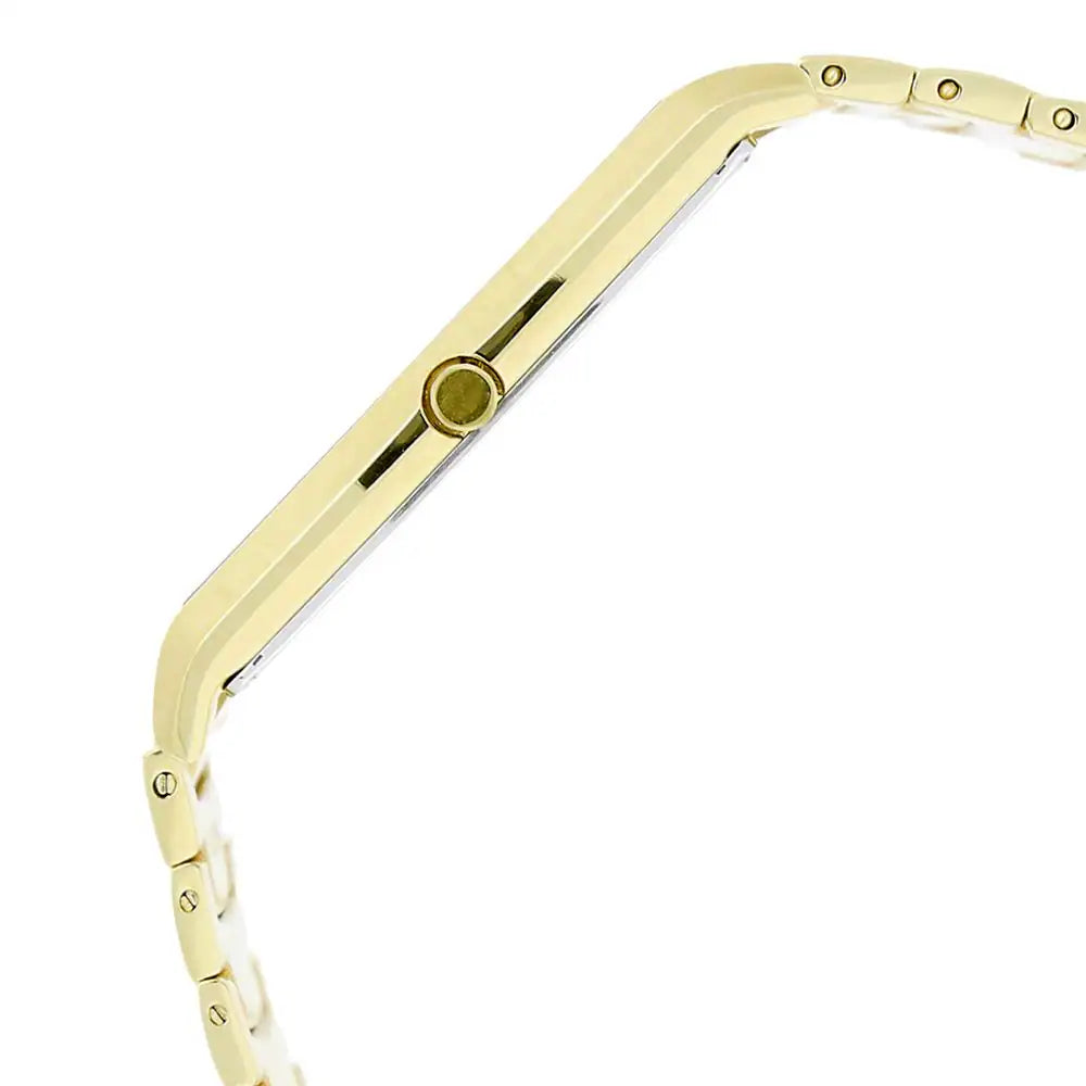 TITAN Edge Off White Dial Metal Strap Watch NK1684YM01