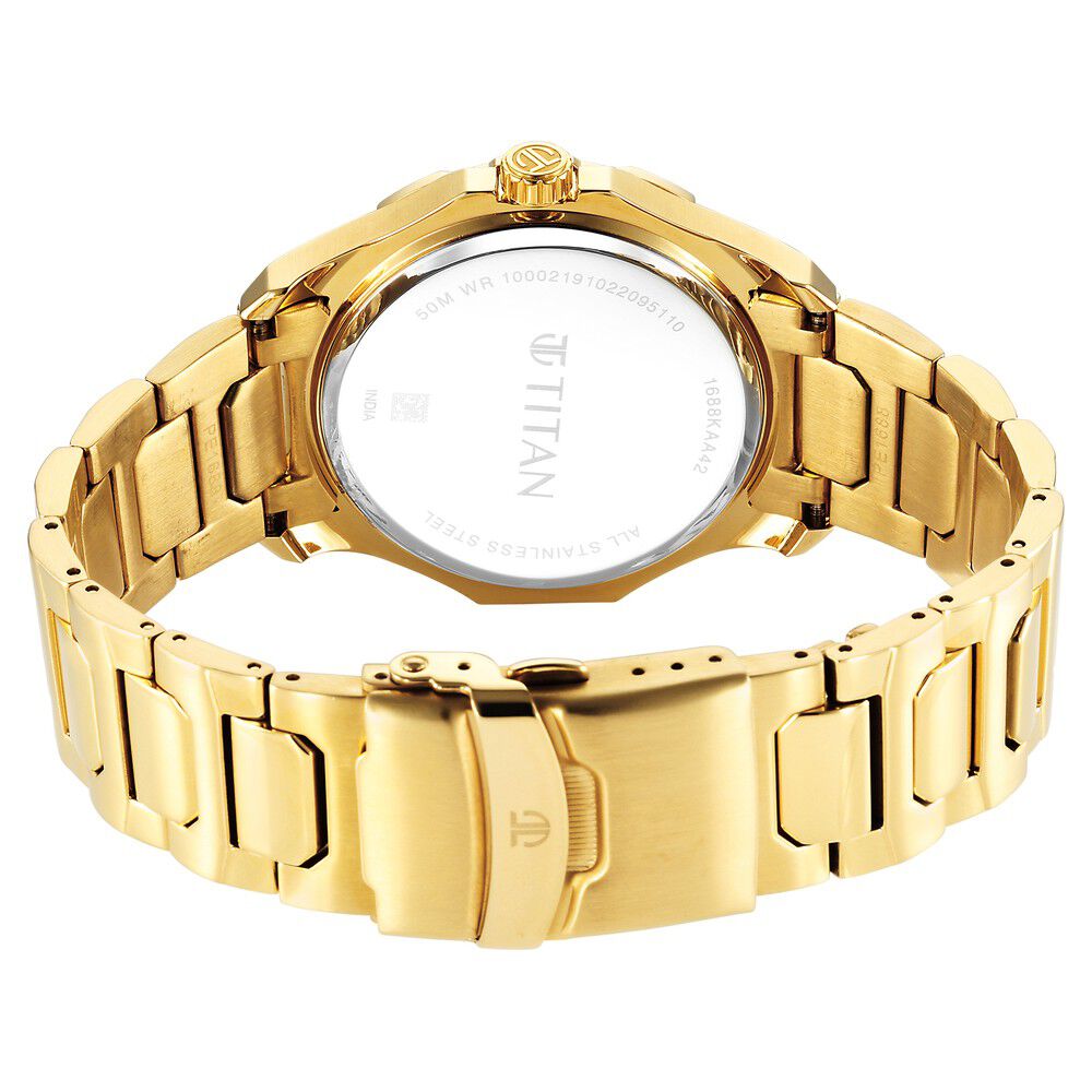 Titan Regalia Premium Green Dial Quartz Multifunction Stainless Steel Strap watch for Men - The Watch Factory ®