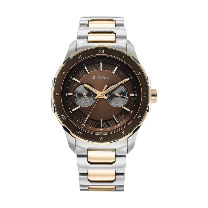 Titan Regalia Opulent 1688KM10 Brown Dial Men&