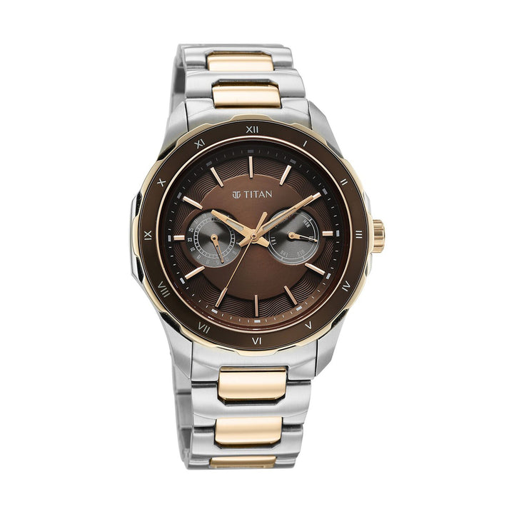 Titan Regalia Opulent 1688KM10 Brown Dial Men&